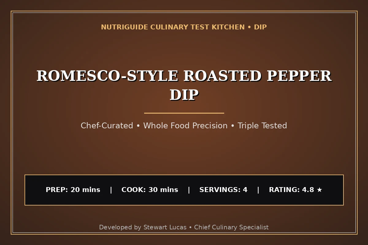 Romesco-Style Roasted Pepper Dip