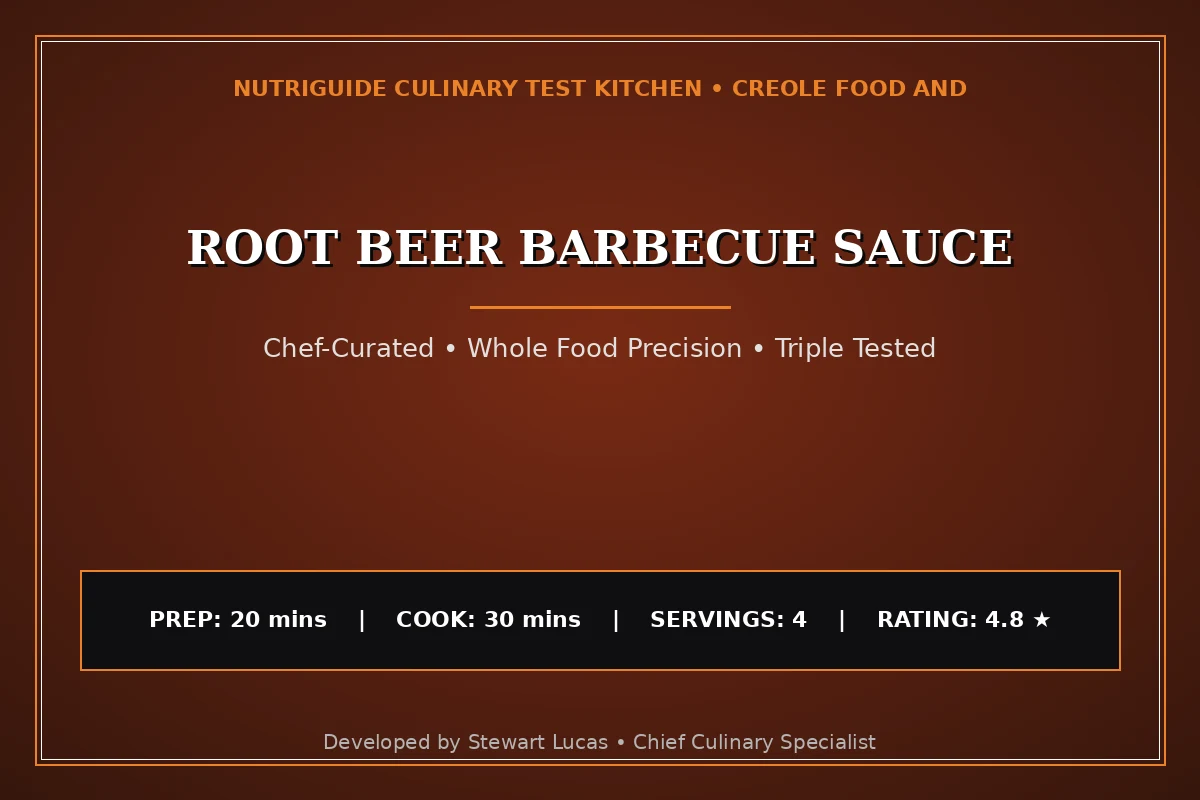 Root Beer Barbecue Sauce