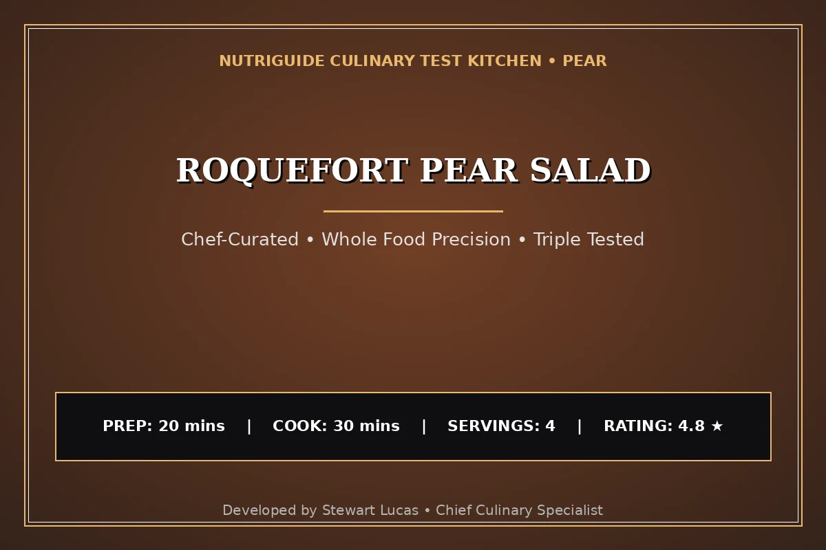 Roquefort Pear Salad
