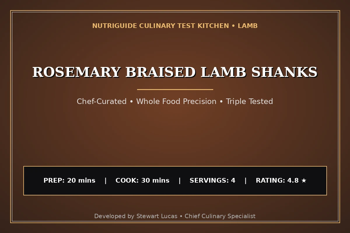 Rosemary Braised Lamb Shanks