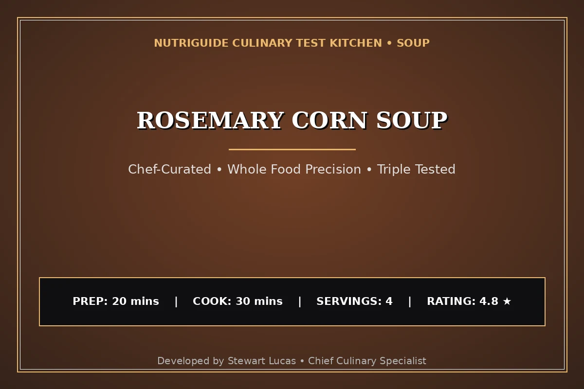 Rosemary Corn Soup