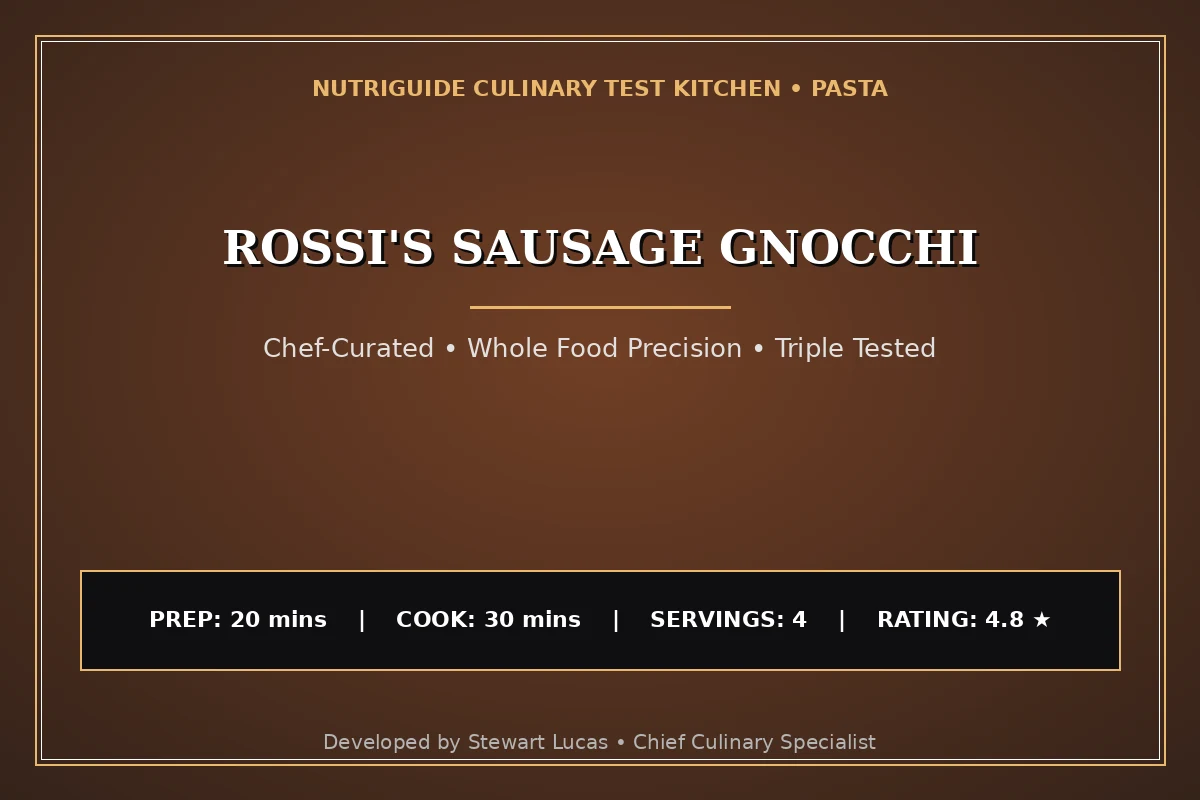 Rossi'S Sausage Gnocchi