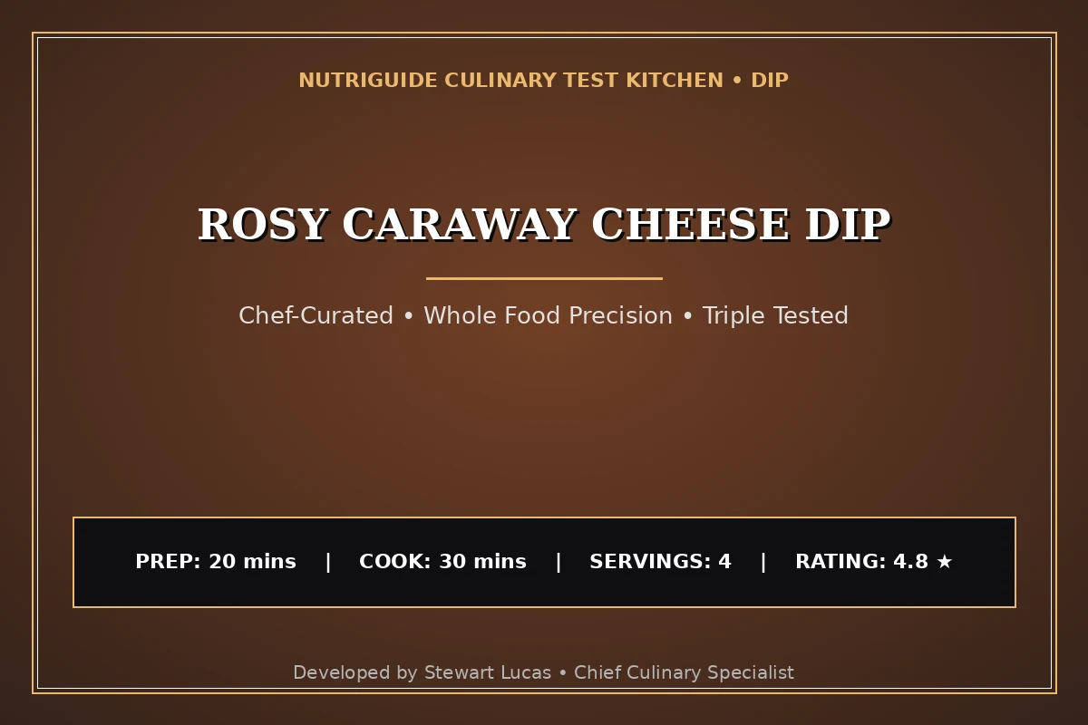 Rosy Caraway Cheese Dip