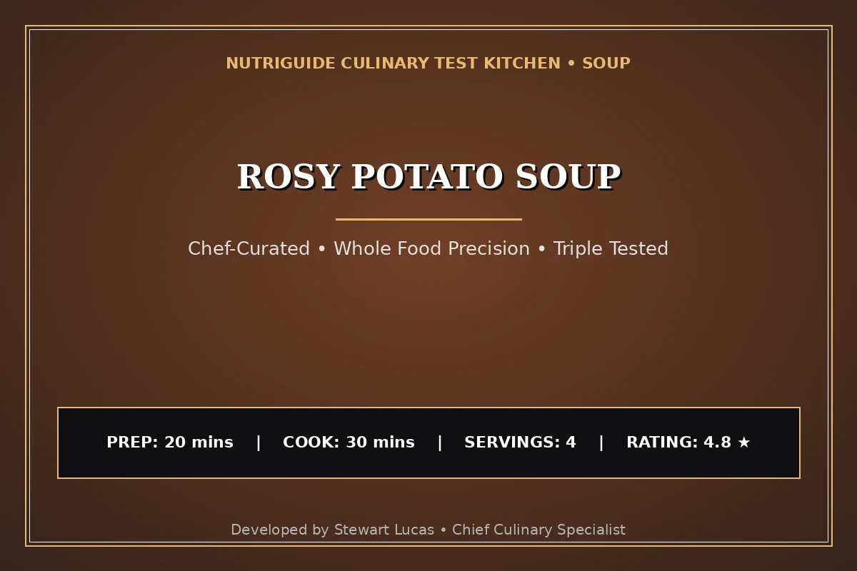 Rosy Potato Soup
