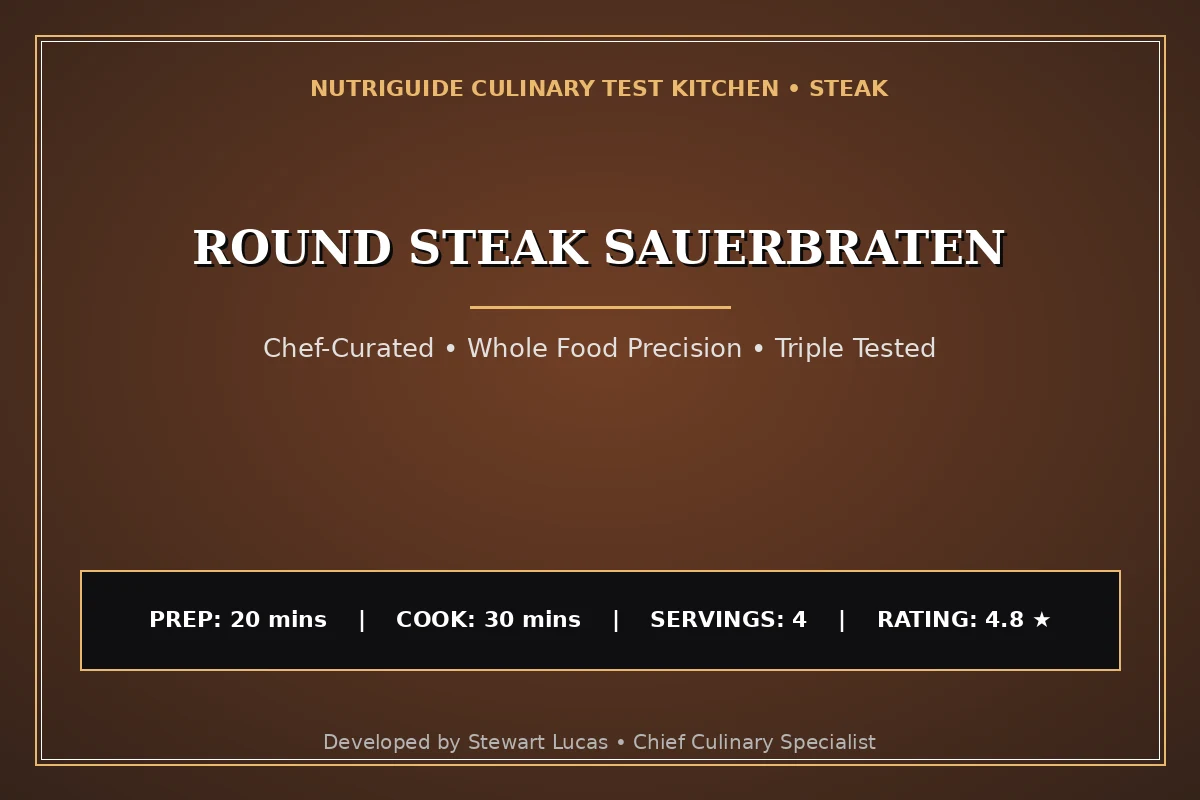Round Steak Sauerbraten