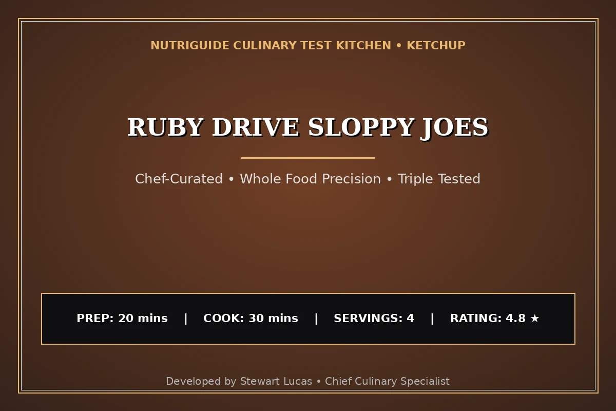 Ruby Drive Sloppy Joes