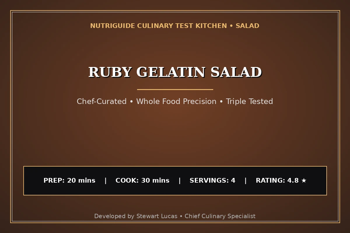 Ruby Gelatin Salad