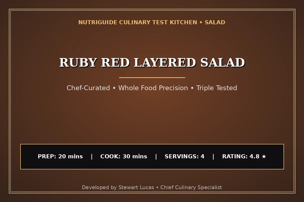 Ruby Red Layered Salad