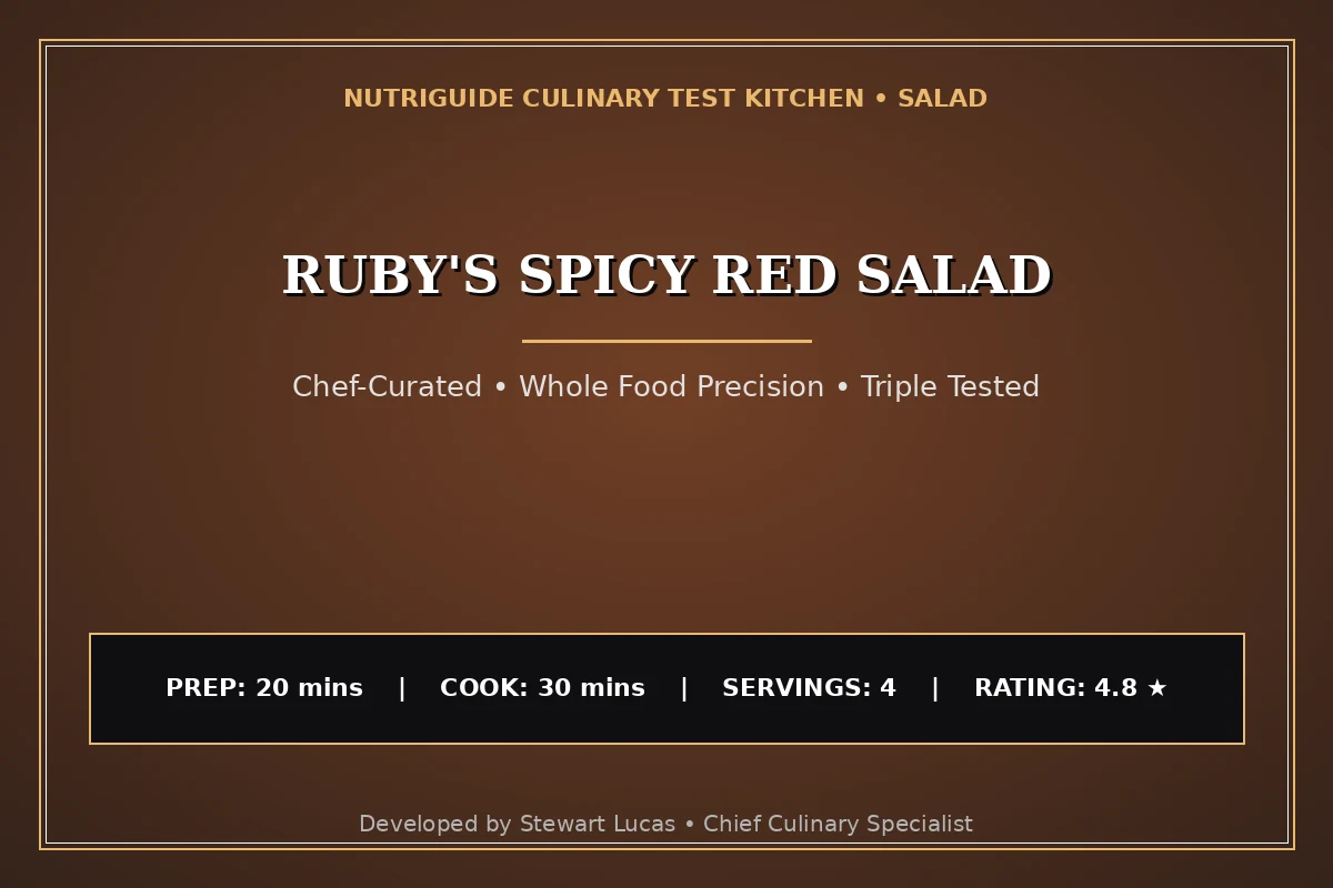 Ruby'S Spicy Red Salad