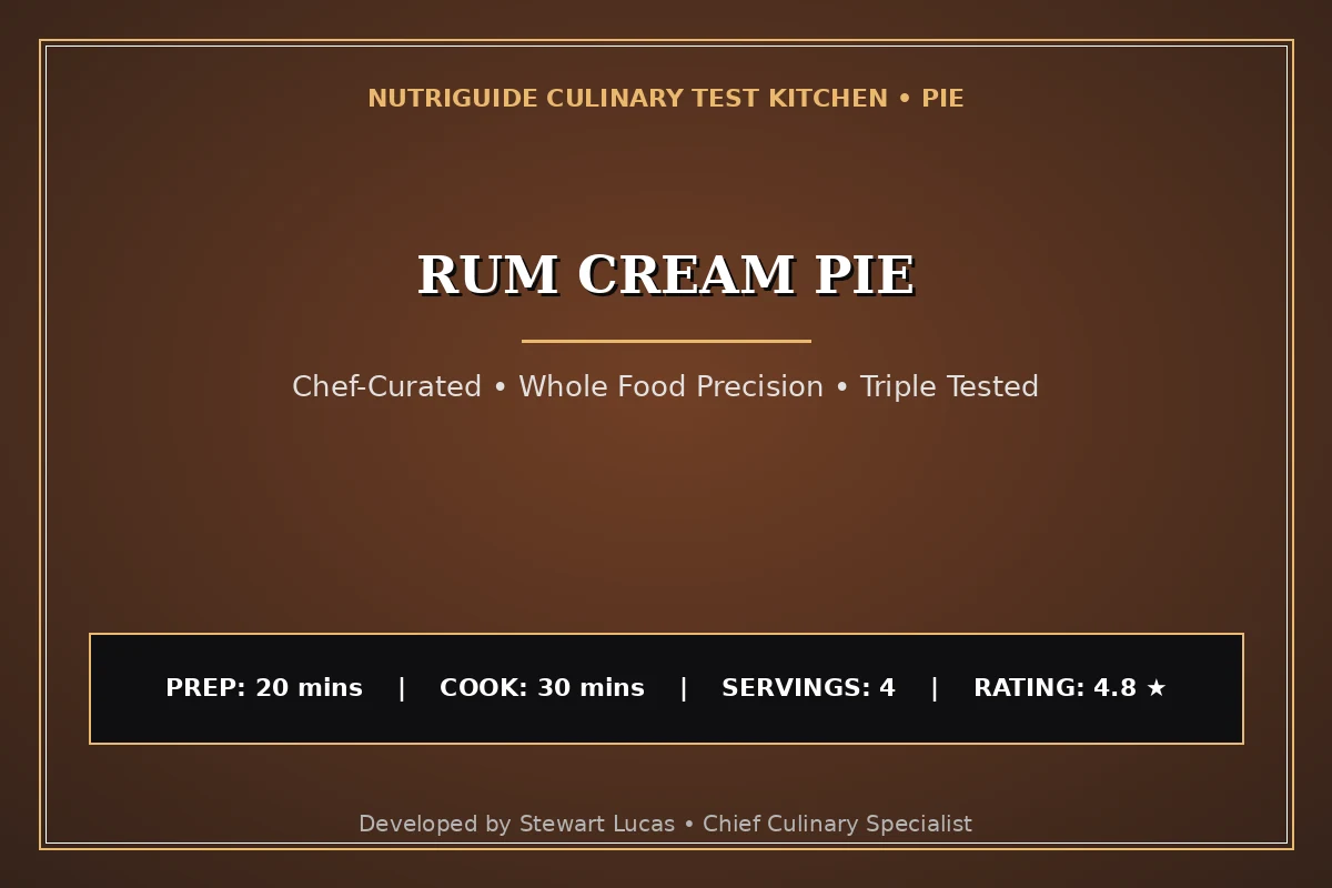 Rum Cream Pie