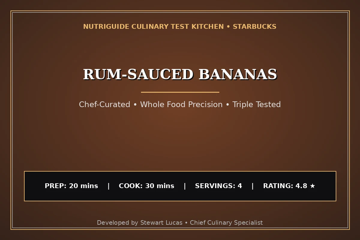 Rum-Sauced Bananas