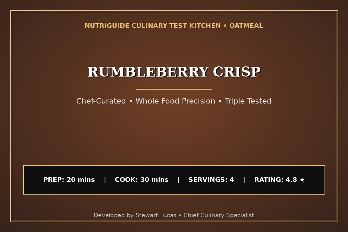 Rumbleberry Crisp
