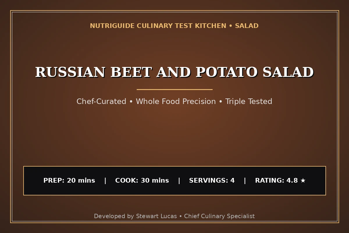 Russian Beet And Potato Salad