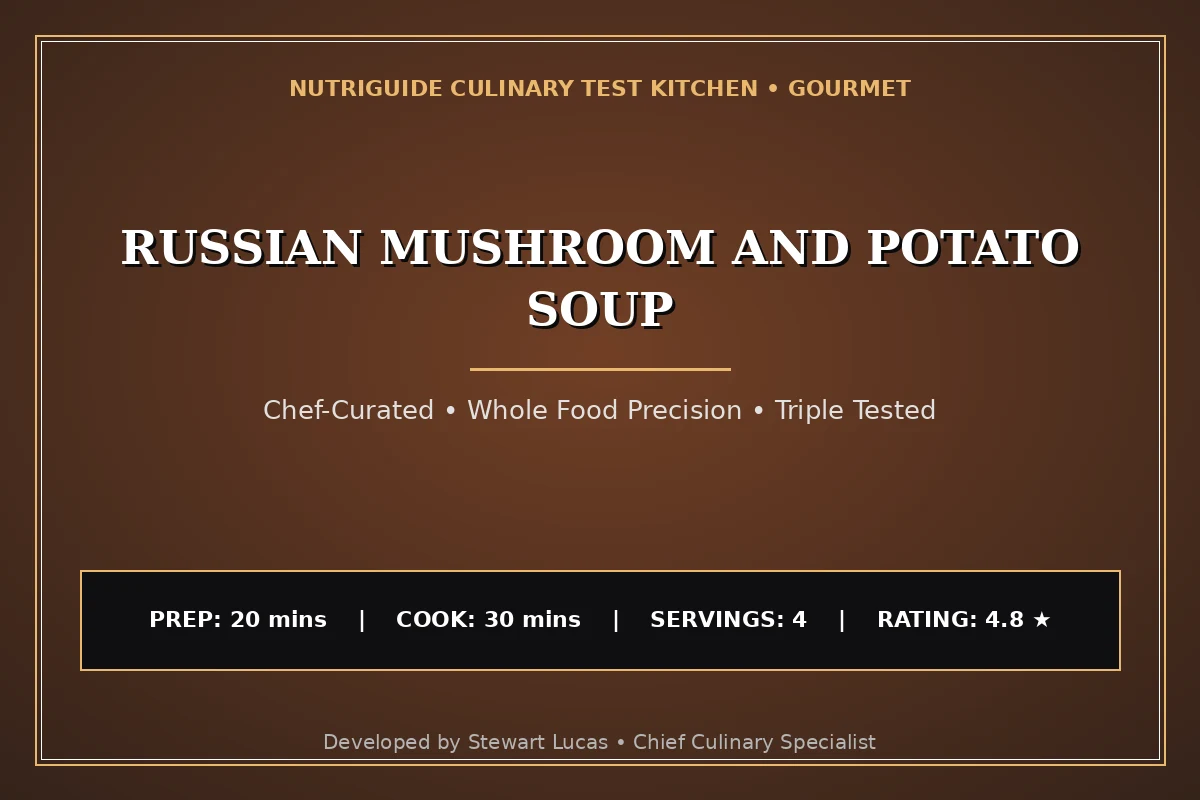 Russian Mushroom And Potato Soup