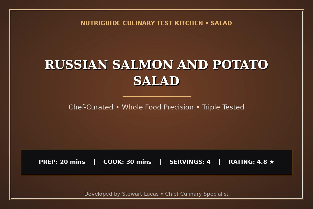 Russian Salmon And Potato Salad