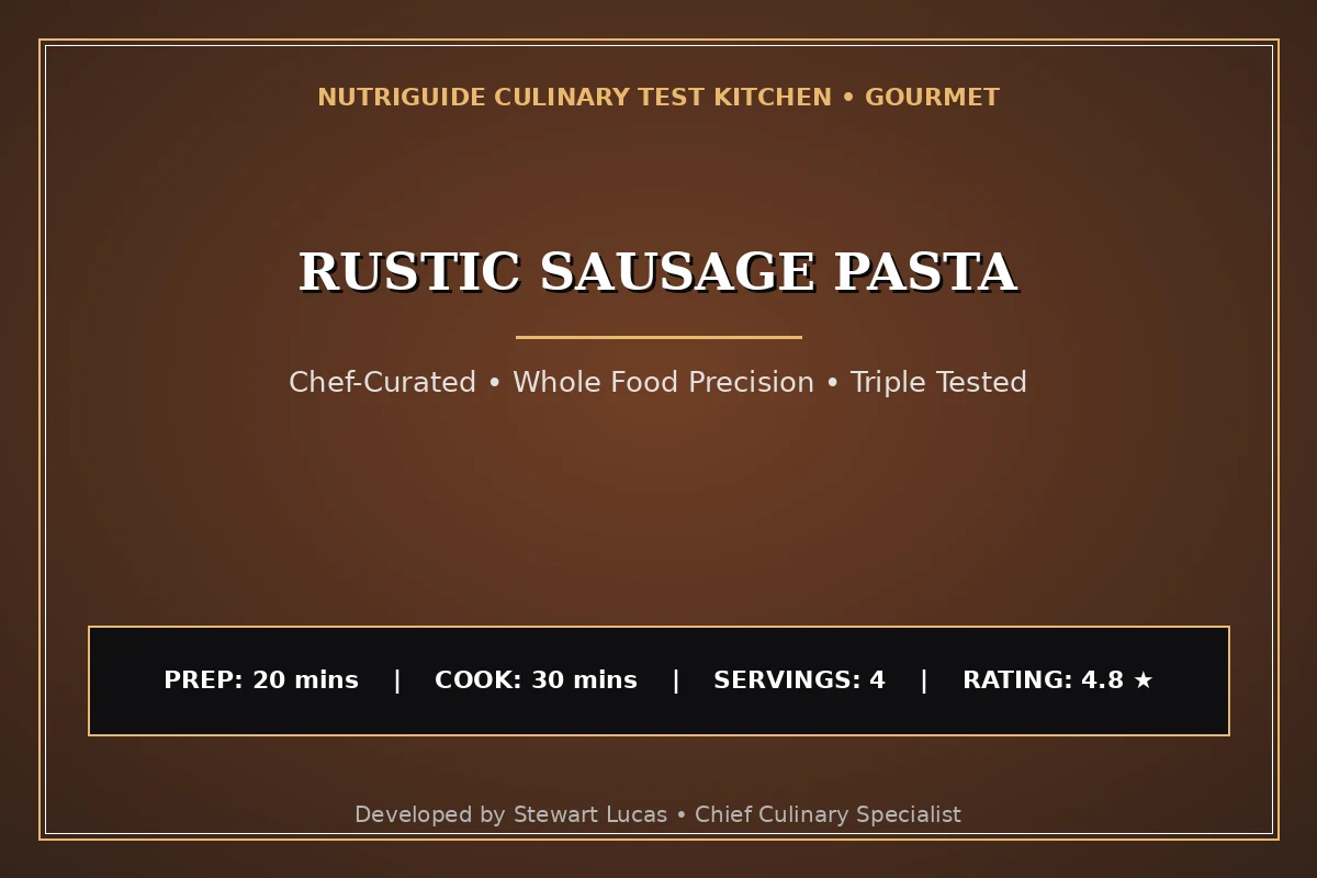 Rustic Sausage Pasta