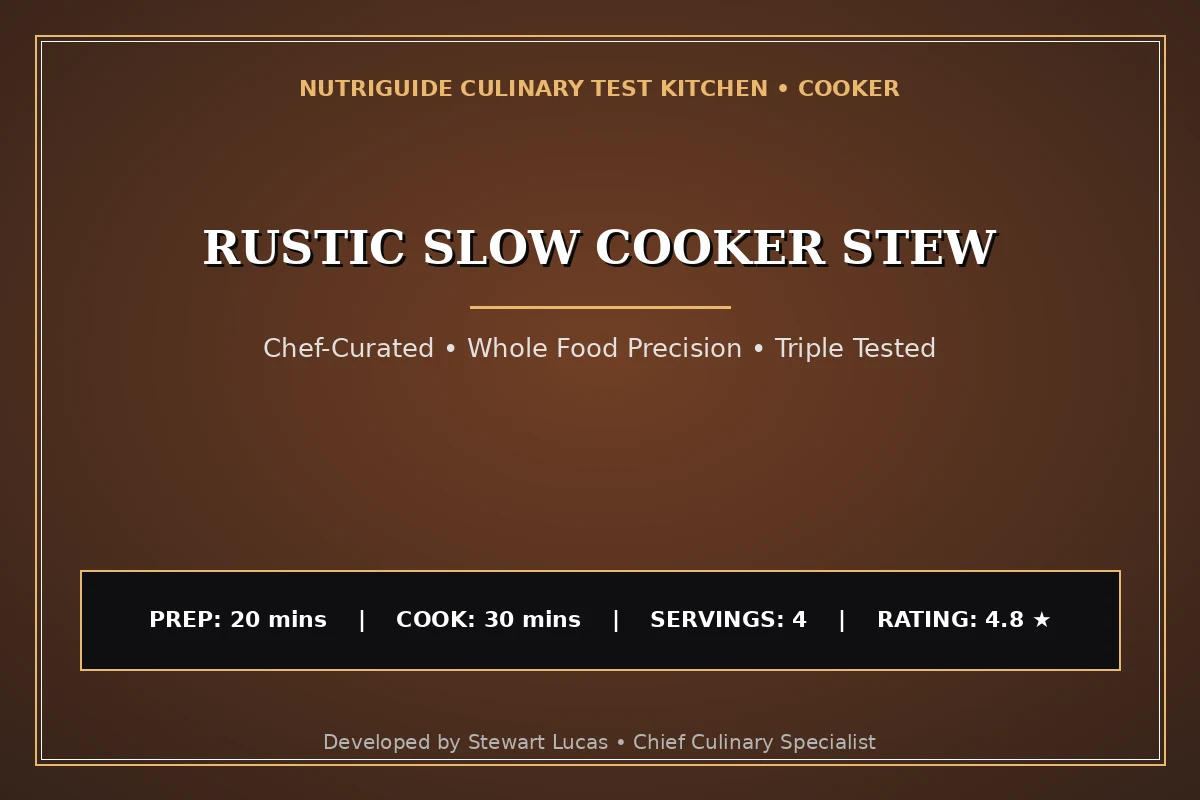 Rustic Slow Cooker Stew