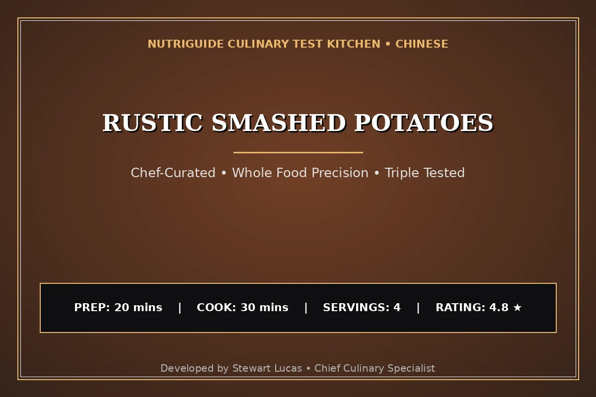 Rustic Smashed Potatoes