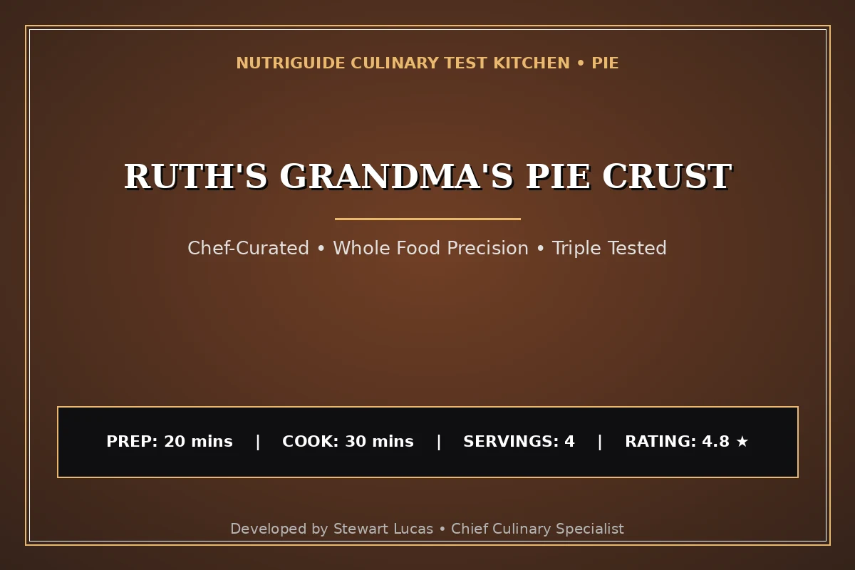 Ruth'S Grandma'S Pie Crust
