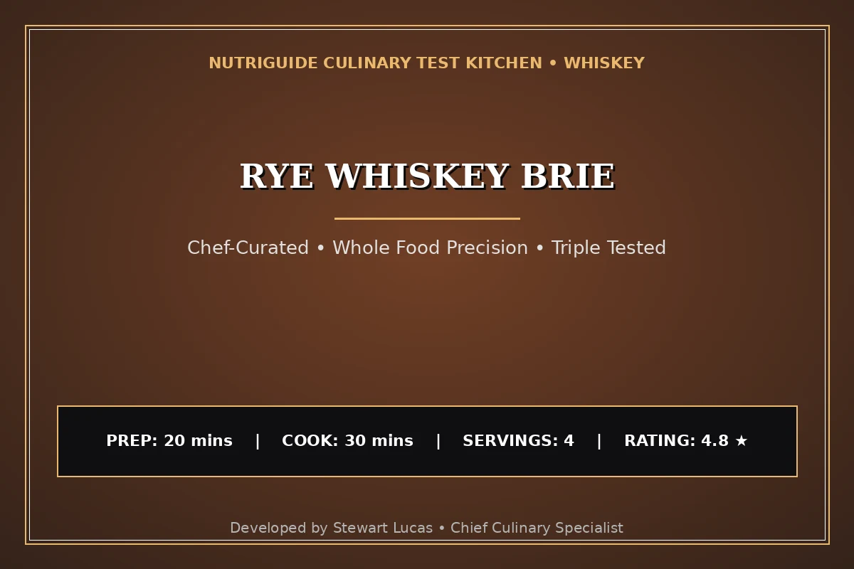 Rye Whiskey Brie