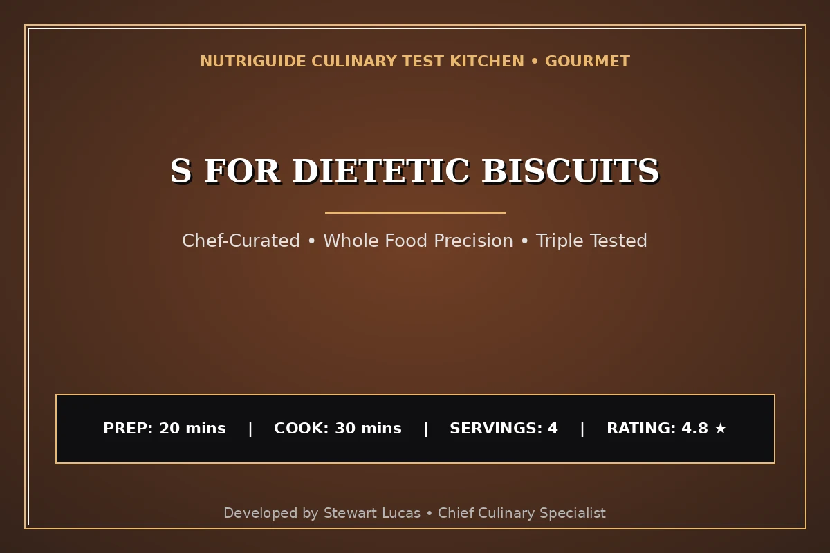 S For Dietetic Biscuits