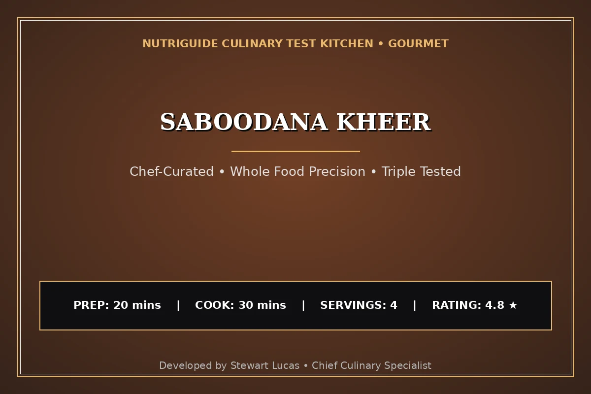 Saboodana Kheer