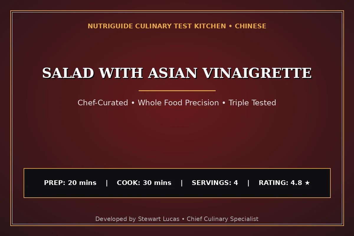 Salad With Asian Vinaigrette