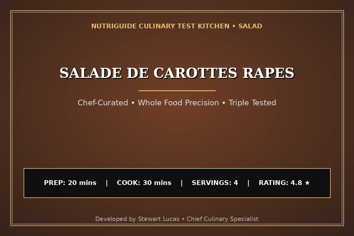 Salade De Carottes Rapes