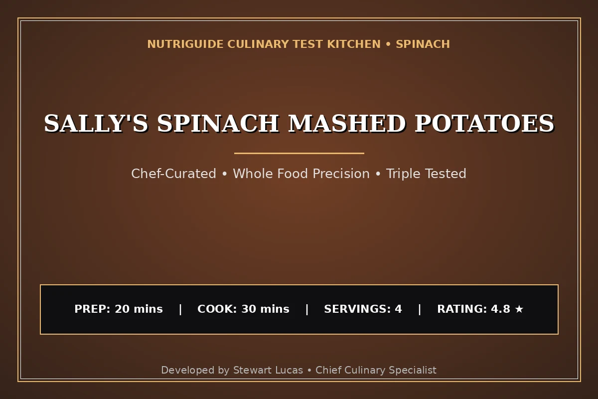 Sally'S Spinach Mashed Potatoes