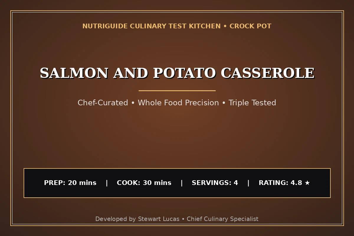 Salmon And Potato Casserole