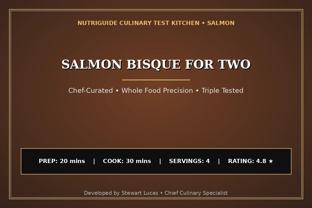 Salmon Bisque For Two
