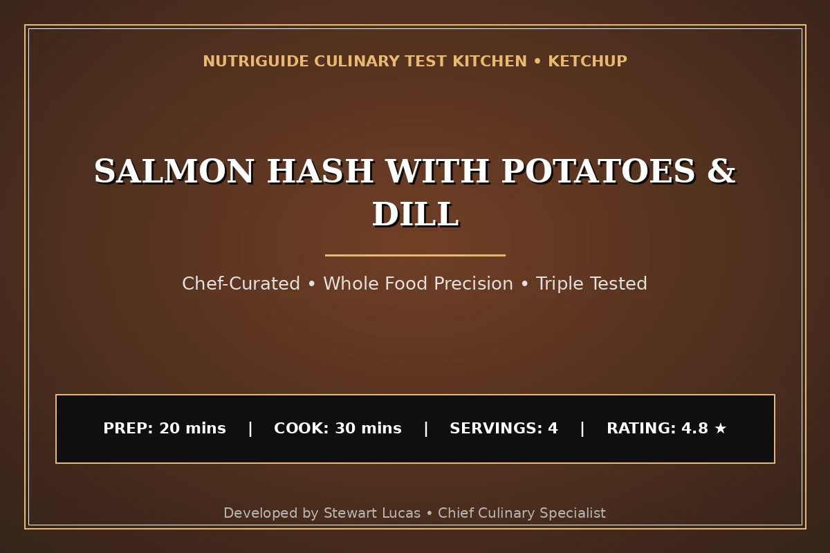 Salmon Hash With Potatoes & Dill