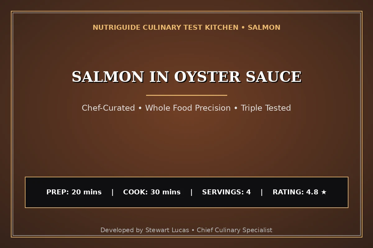 Salmon In Oyster Sauce
