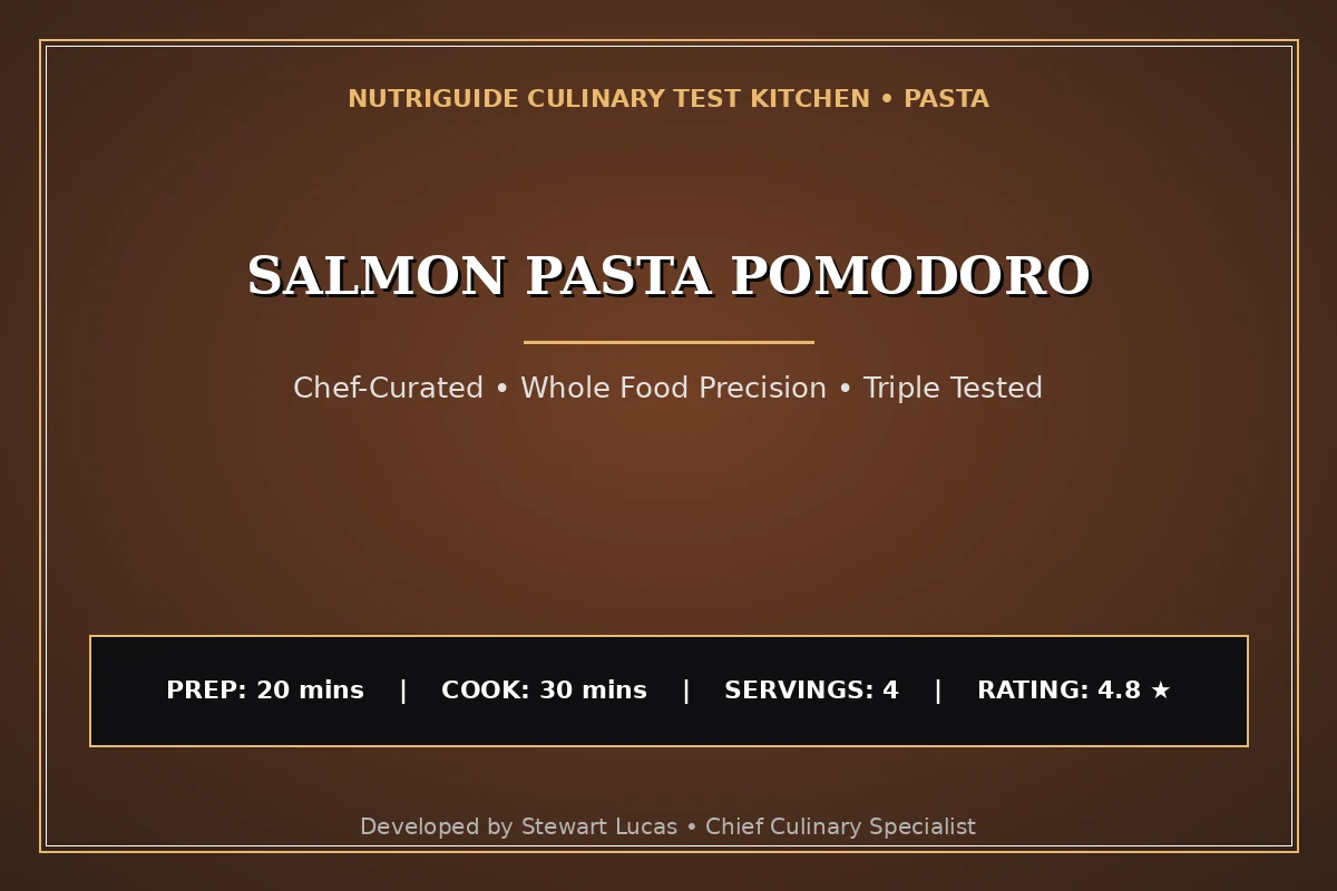 Salmon Pasta Pomodoro
