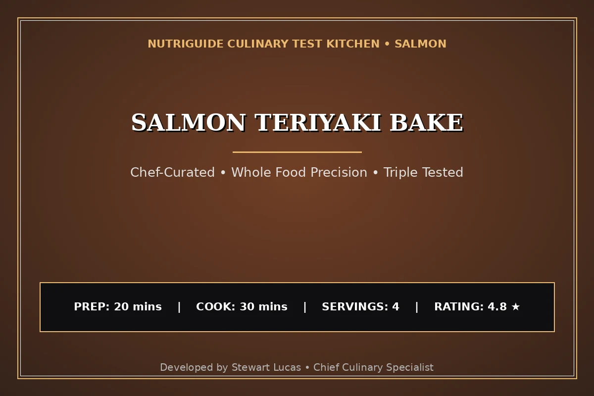 Salmon Teriyaki Bake