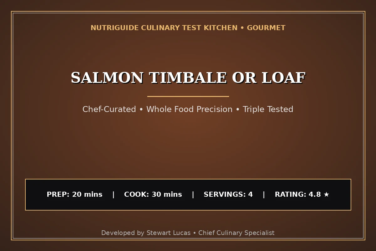 Salmon Timbale Or Loaf