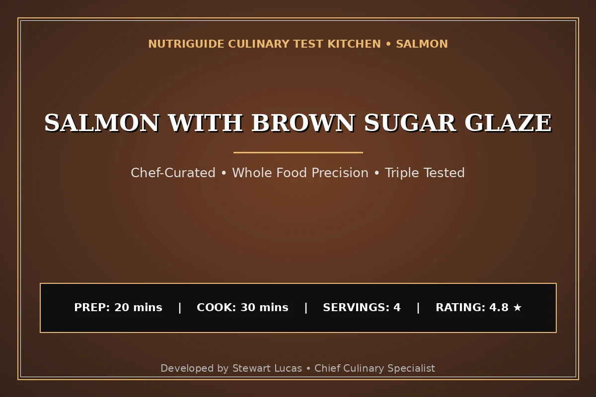 Salmon With Brown Sugar Glaze