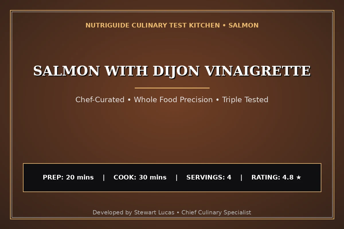 Salmon With Dijon Vinaigrette