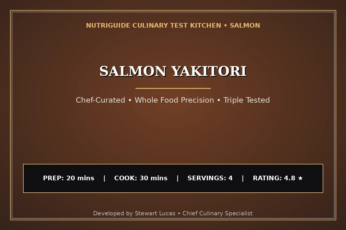Salmon Yakitori