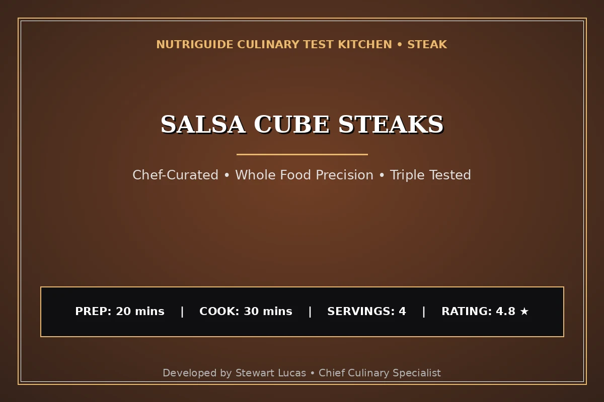 Salsa Cube Steaks