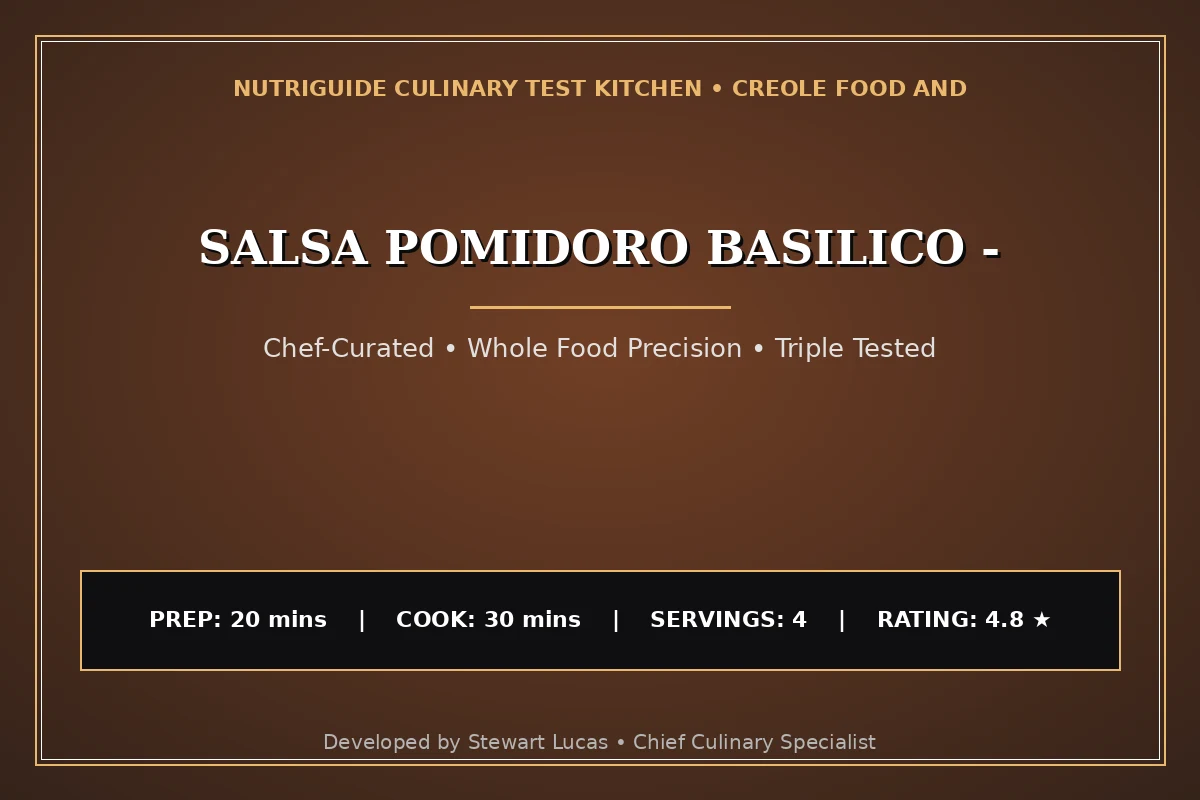 Salsa Pomidoro Basilico -