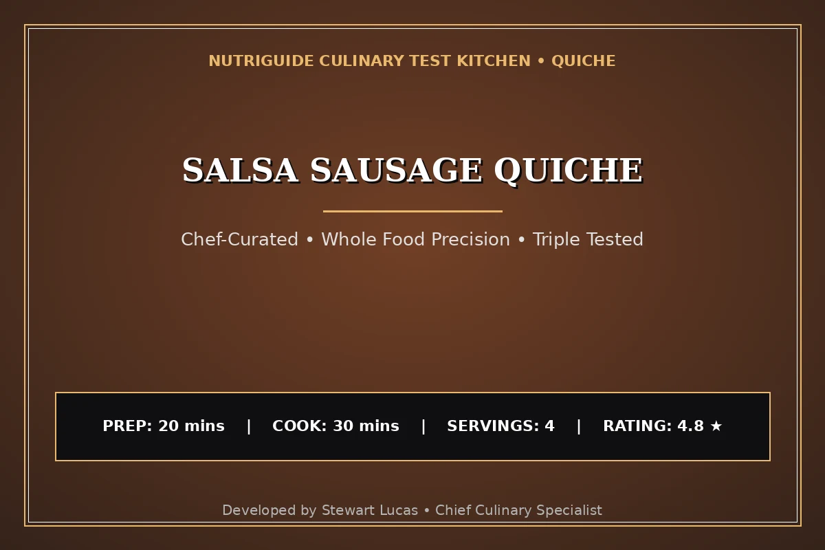 Salsa Sausage Quiche