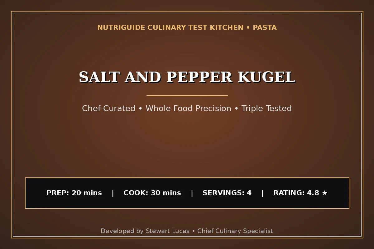 Salt And Pepper Kugel