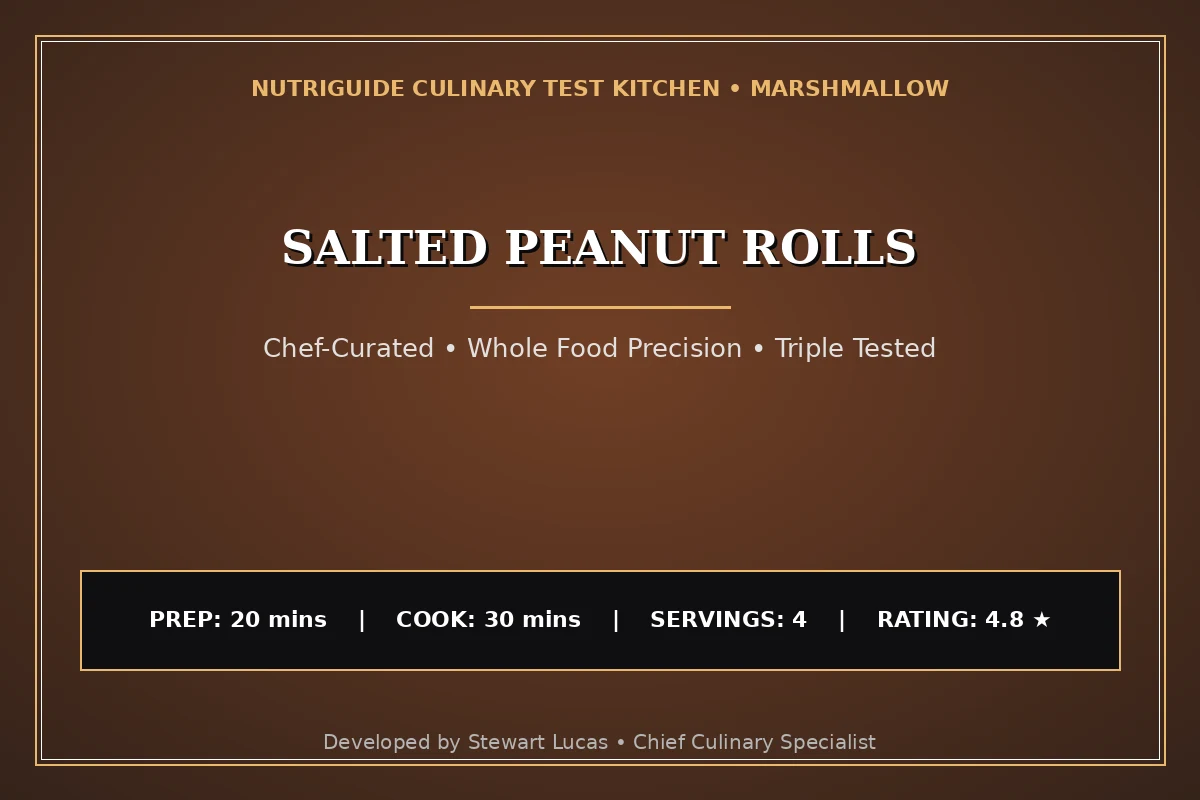 Salted Peanut Rolls
