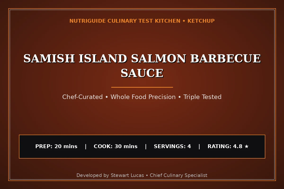 Samish Island Salmon Barbecue Sauce