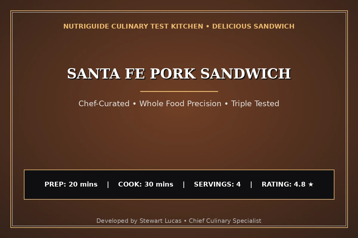 Santa Fe Pork Sandwich