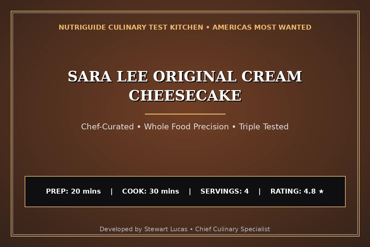 Sara Lee Original Cream Cheesecake