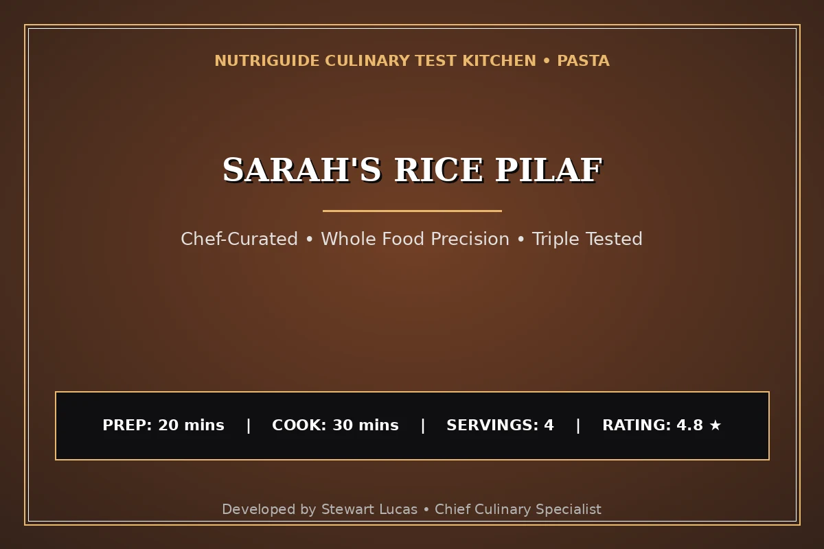 Sarah'S Rice Pilaf