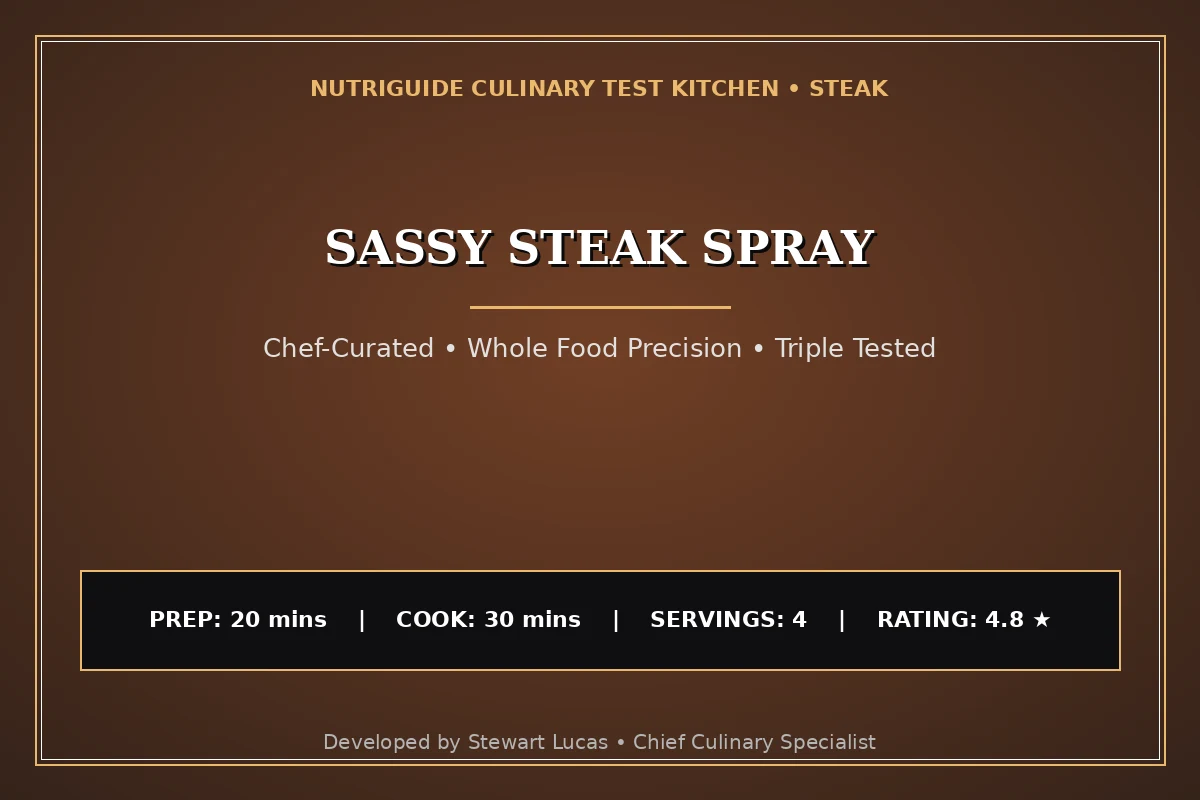 Sassy Steak Spray