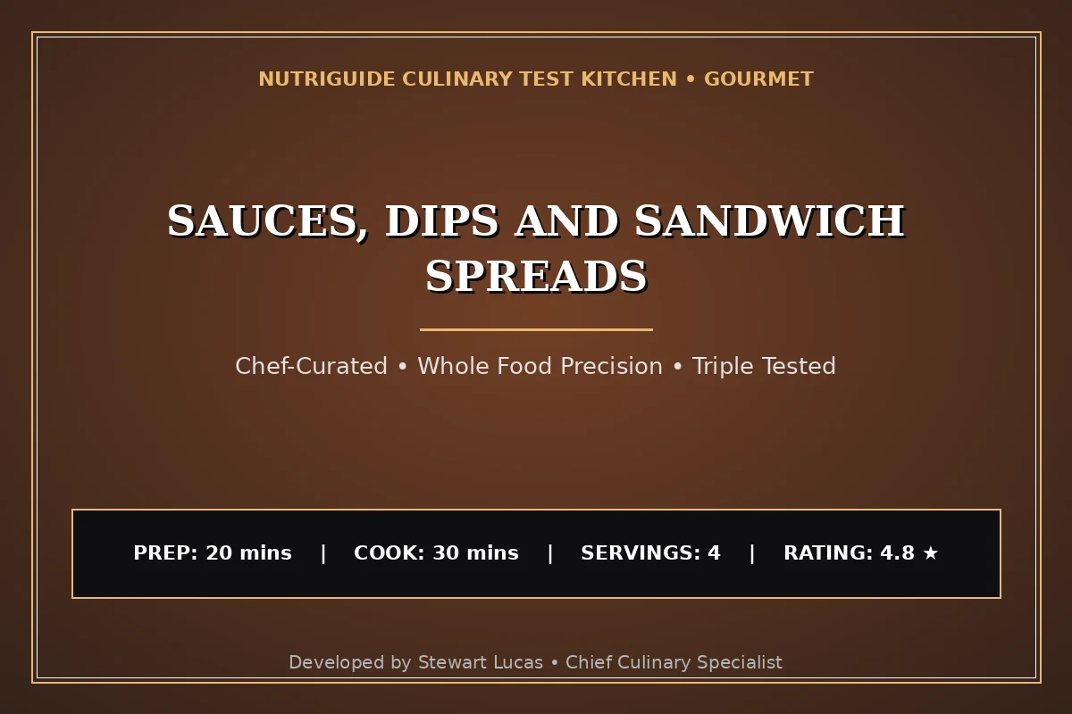 Sauces, Dips And Sandwich Spreads